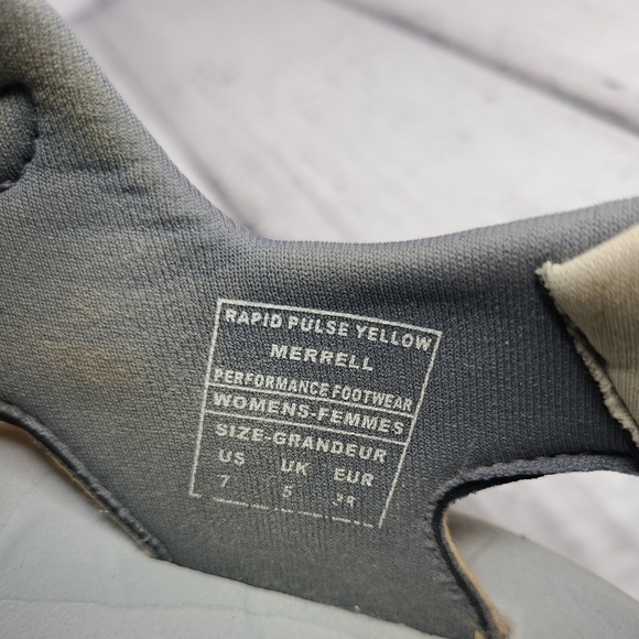 Merrell Rapid Pulse Sandal Yellow Wmns 7.0 - Picture 7 of 7